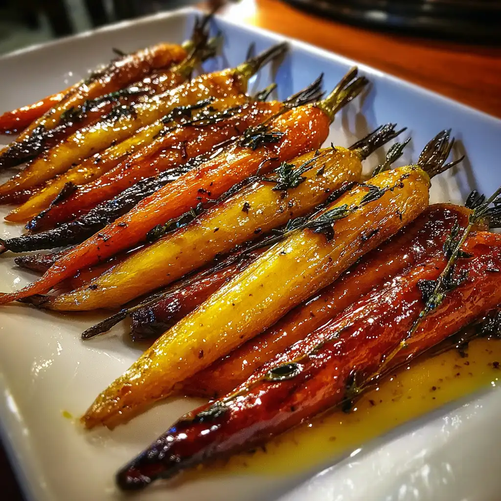 Maple Glazed Roasted Carrots will delight your taste buds!