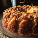 Maple Pear Cake with Streusel Topping