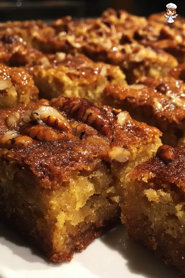 Maple Pecan Blondies
