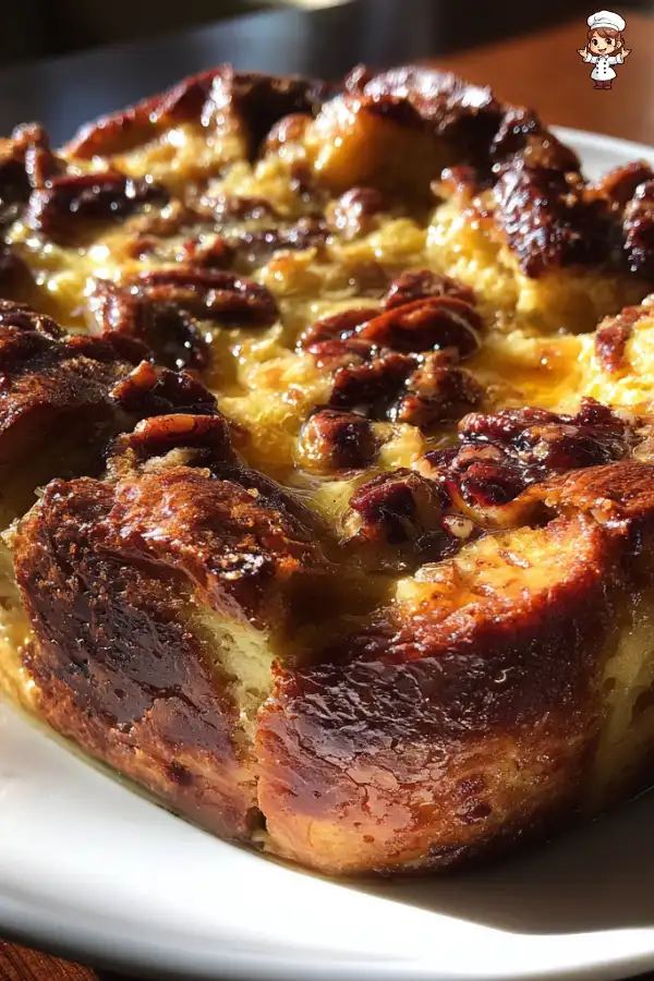 Maple Pecan Bread Pudding