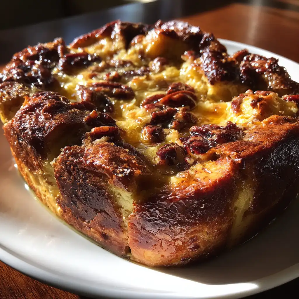 Maple Pecan Bread Pudding