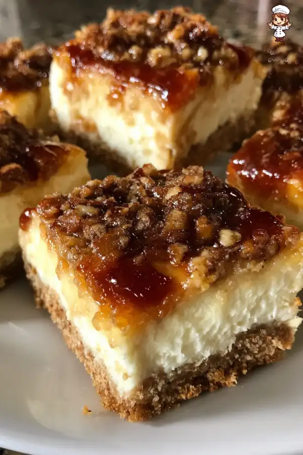 Maple Pecan Cheesecake Bars are a must-try dessert!