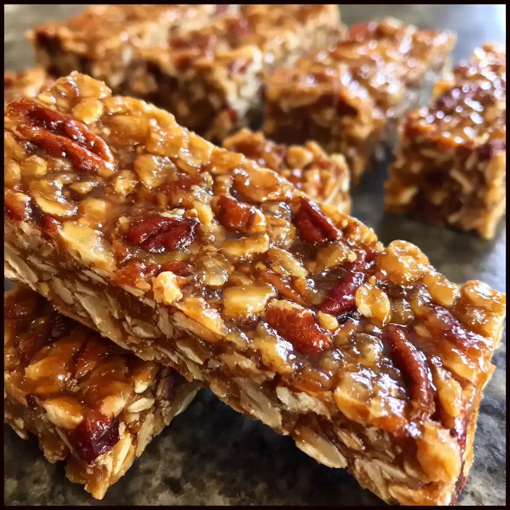 Maple Pecan Granola Bars Recipe