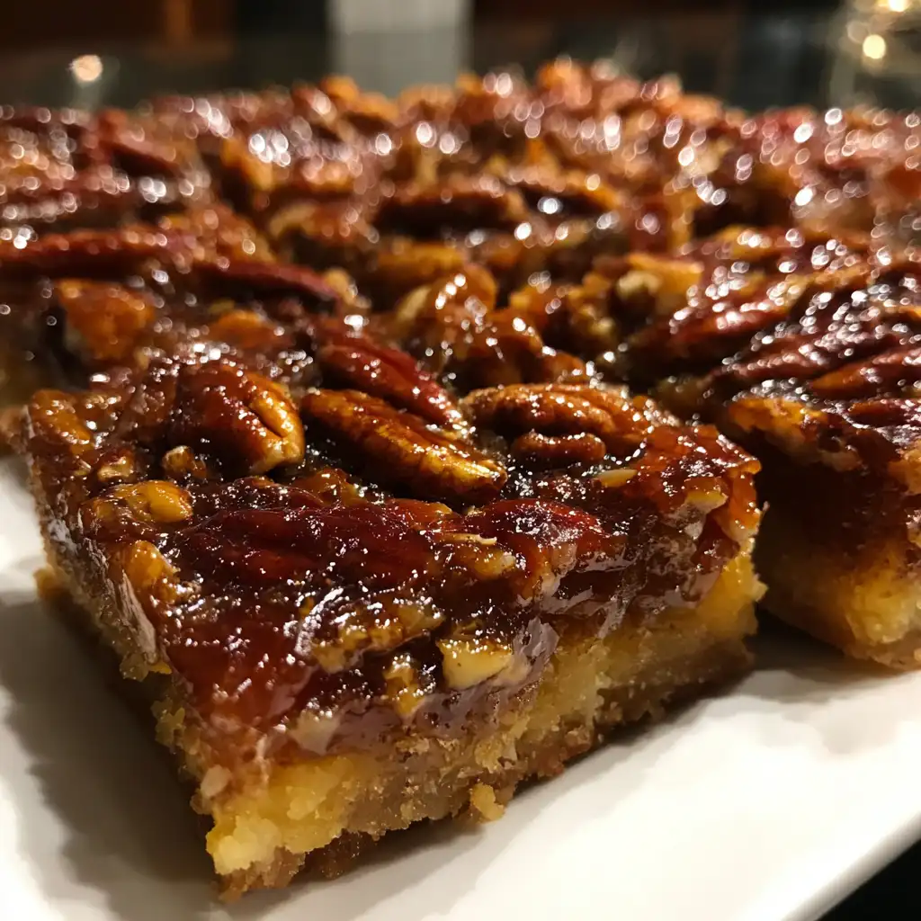 Maple Pecan Pie Bars Recipe