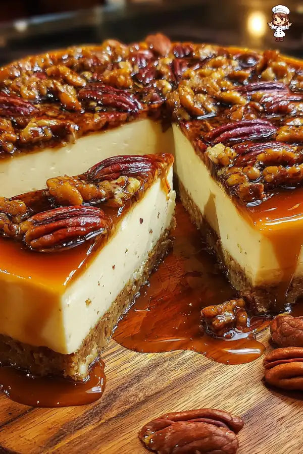 Maple Pecan Pie Cheesecake