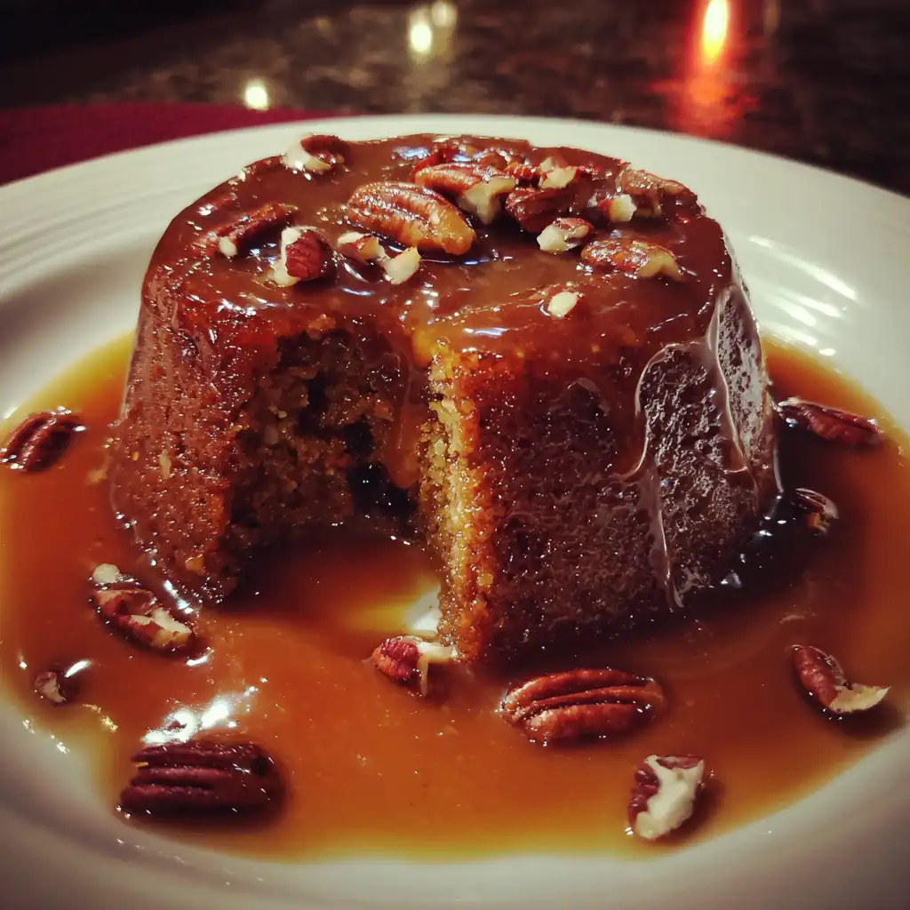 Maple Pecan Sticky Toffee Pudding Recipe