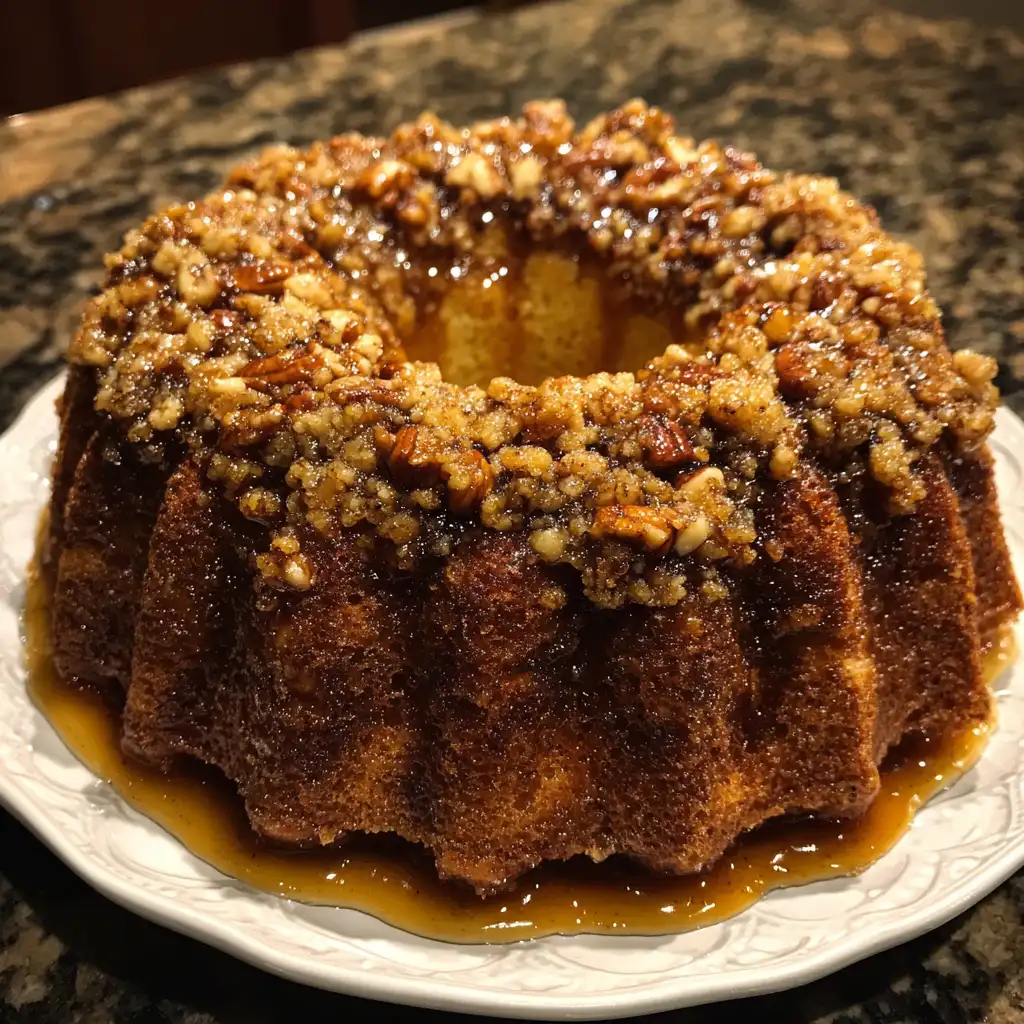 Maple Pecan Streusel Coffee Cake Recipe