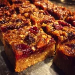 Maple Pecan and Cranberry Bars