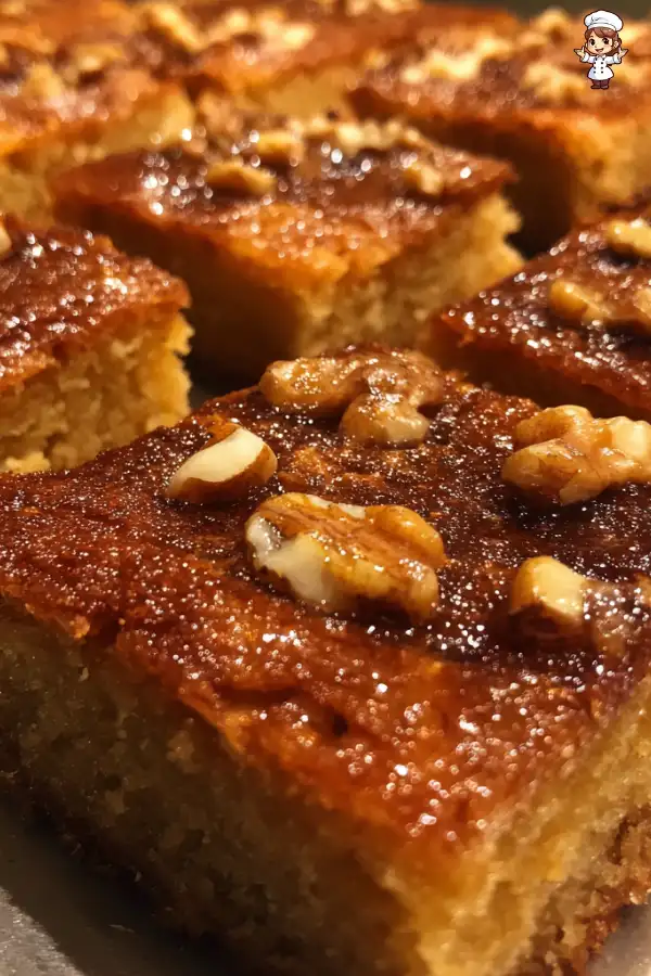 Maple Walnut Blondie Bars