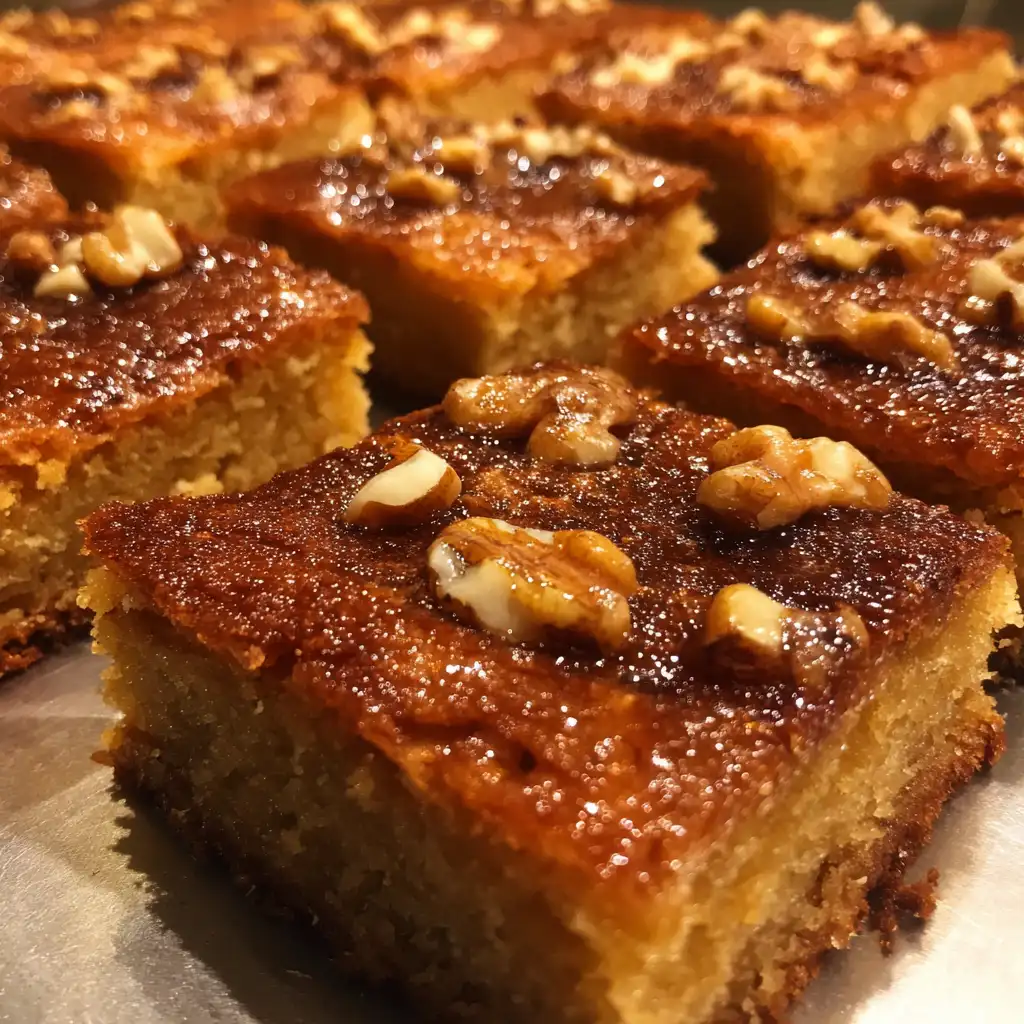 Maple Walnut Blondie Bars