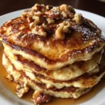 Maple Walnut Pancakes with Cinnamon Butter Recipe