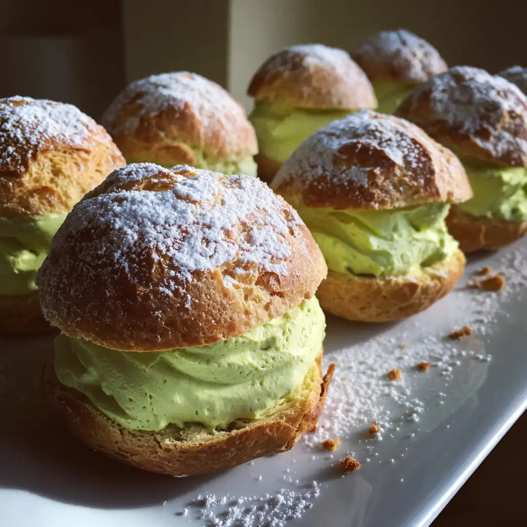 Matcha Cream Puffs Recipe Discover a Delightful Treat!
