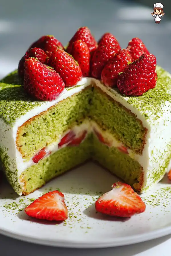 Matcha Strawberry Cake Recipe A Delightful Treat Awaits!