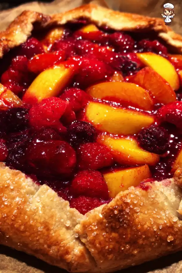 Mixed Berry Peach Galette Recipe