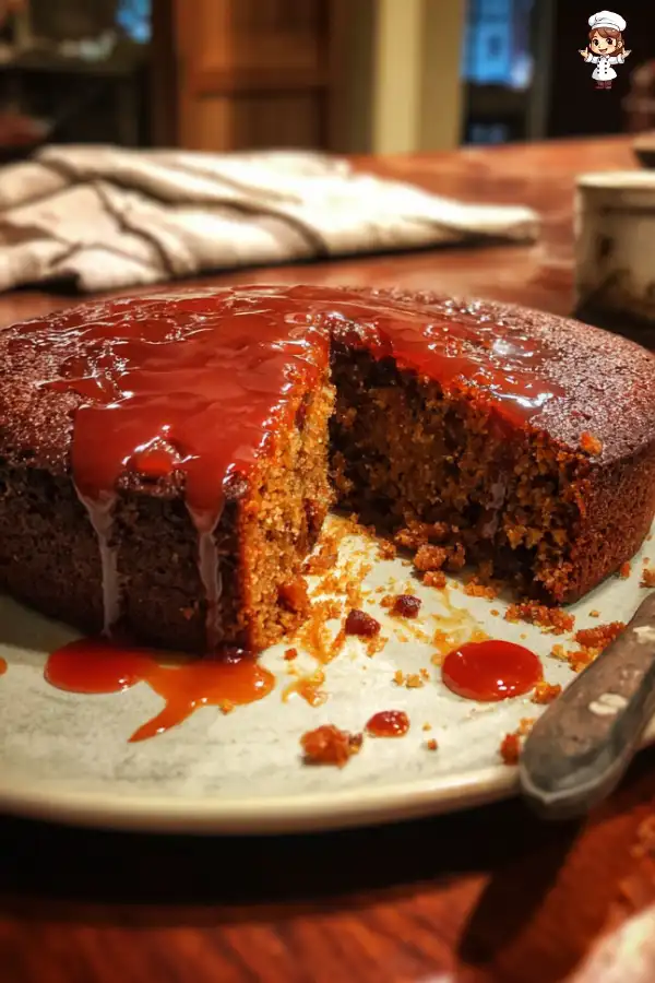 Molasses-Spice Date Cake with Blood Orange Glaze delights!