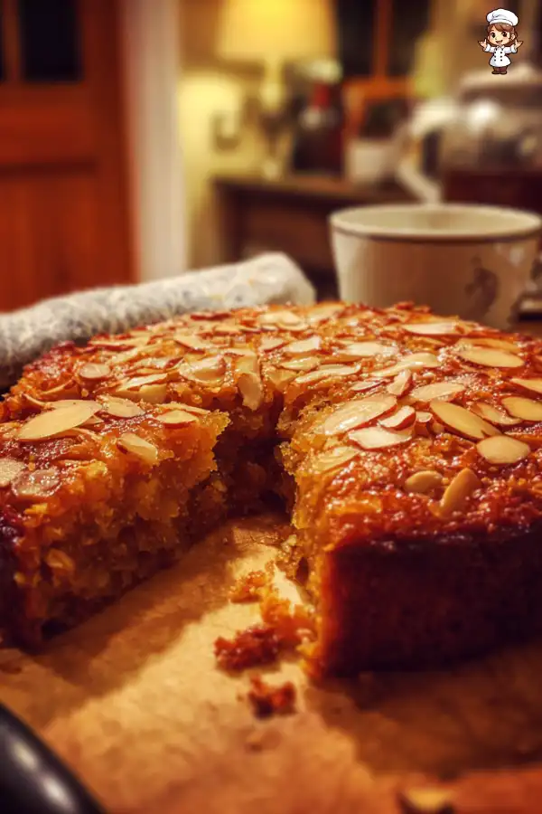 Moroccan Orange & Date Cake with Almond Topping delights!