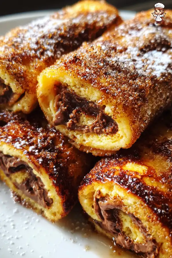 Nutella French toast roll-ups are a must-try delight!