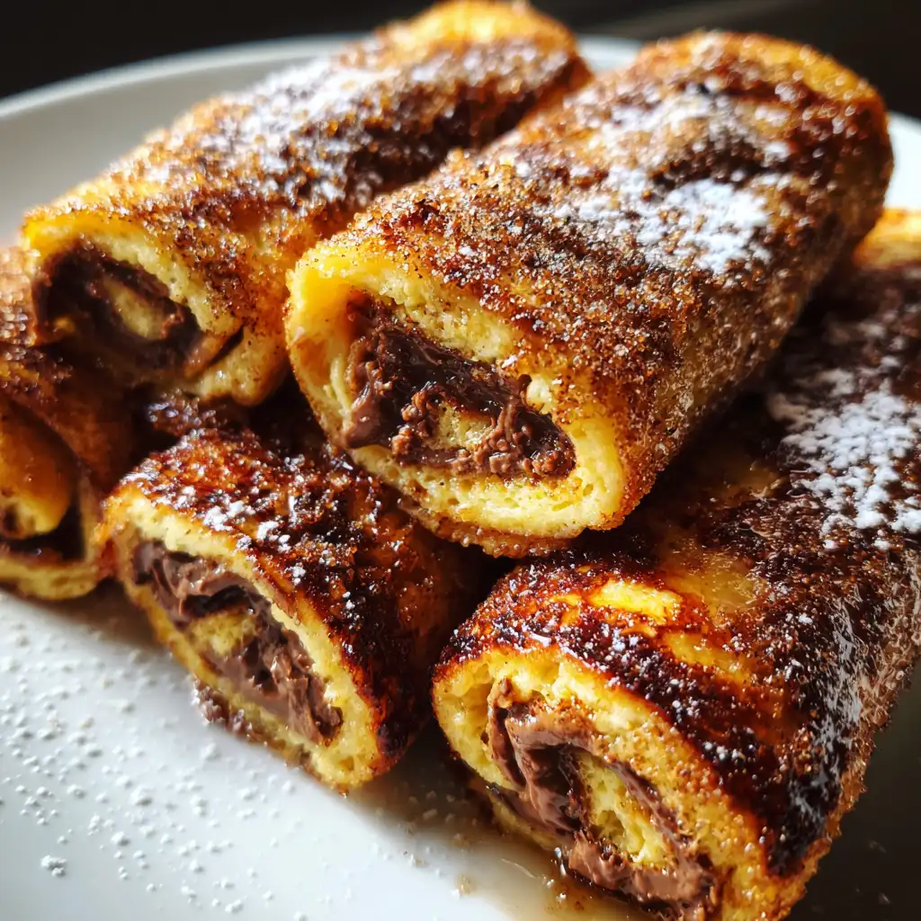 Nutella French toast roll-ups are a must-try delight!