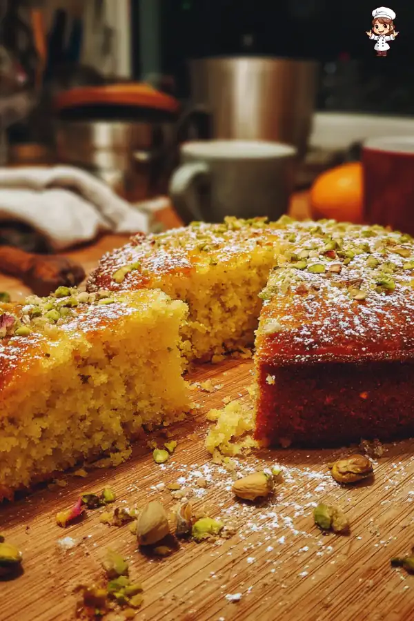 Orange Rose Pistachio Semolina Cake is a must-try!