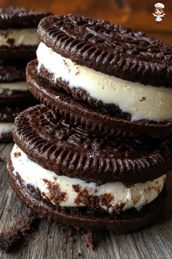 Oreo ice cream sandwiches are the ultimate summer treat!