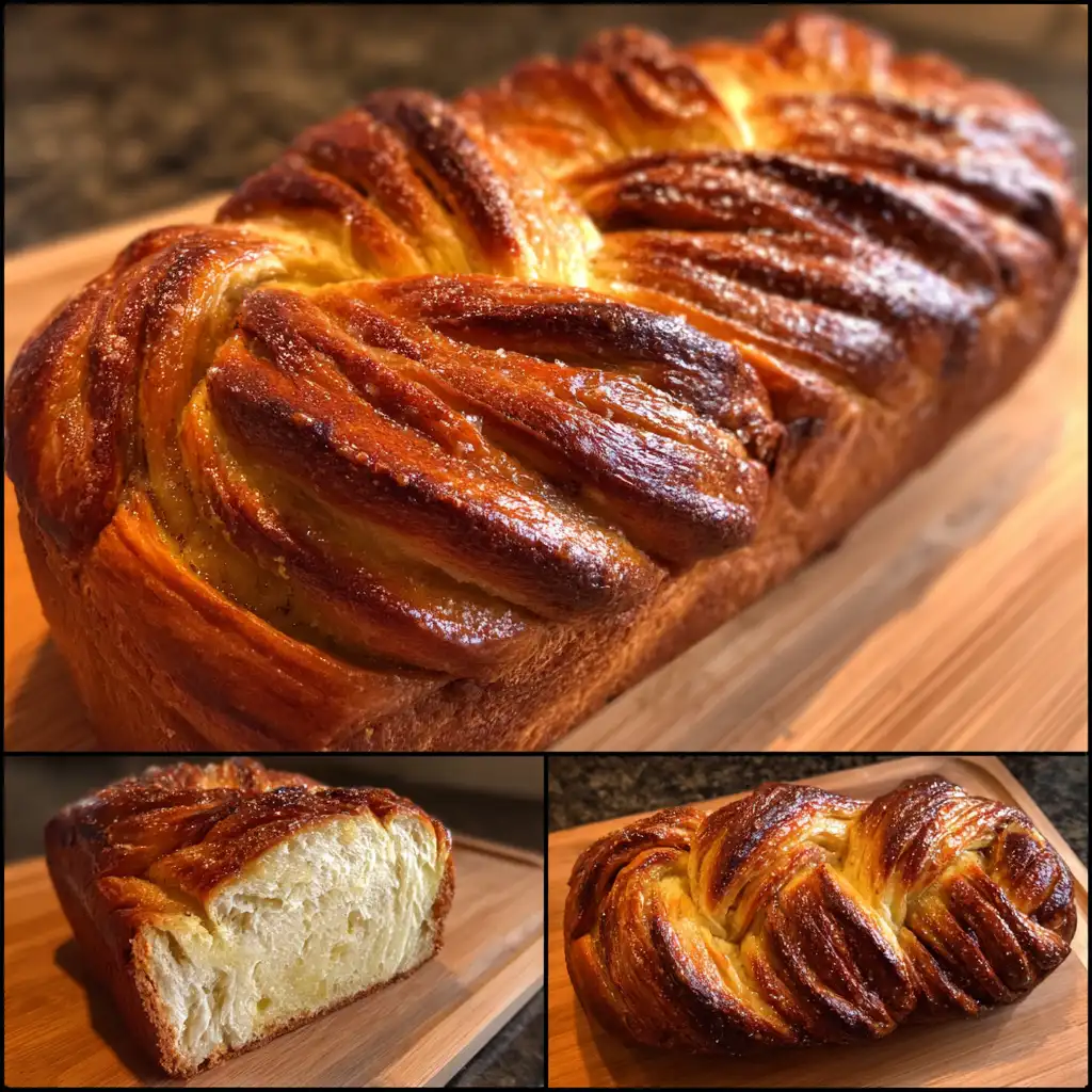 Pear Cardamom Swirl Bread
