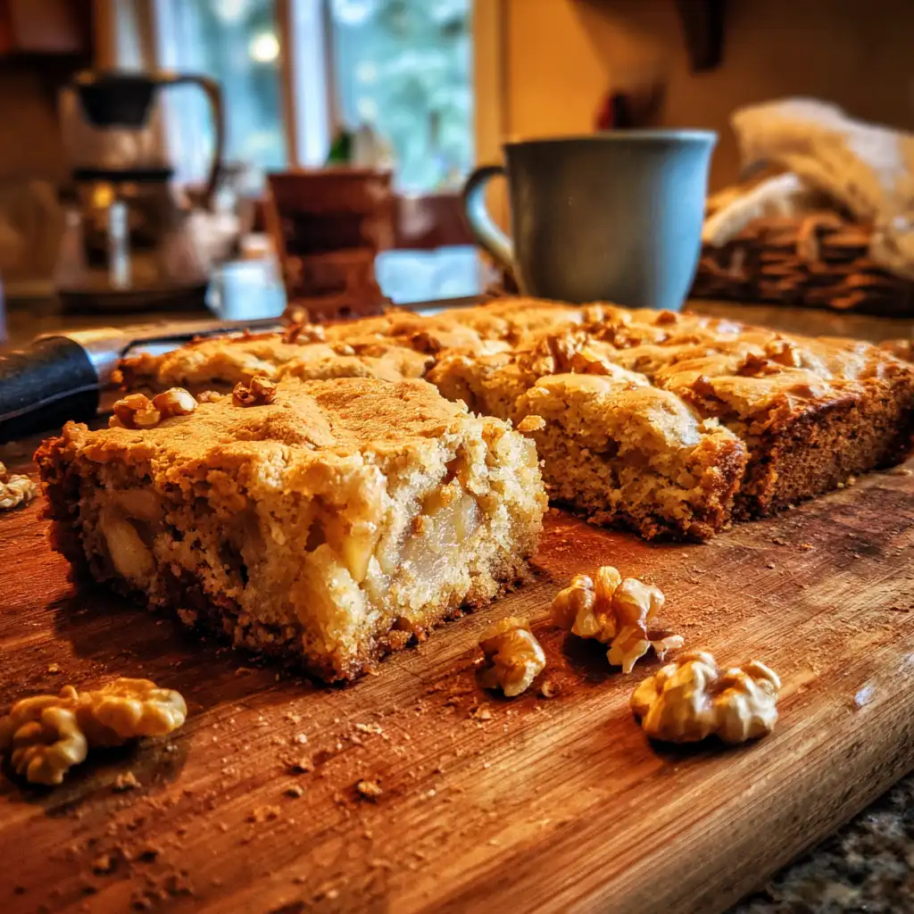 Pear Walnut Blondies are a must-try dessert delight!