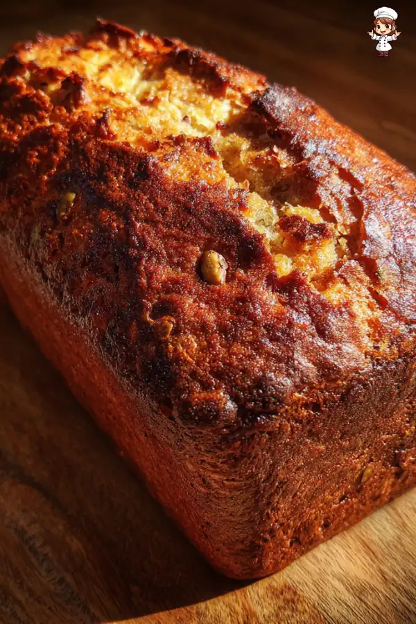 Pear Walnut Bread Loaf
