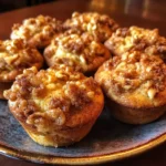 Pear Walnut Streusel Muffins