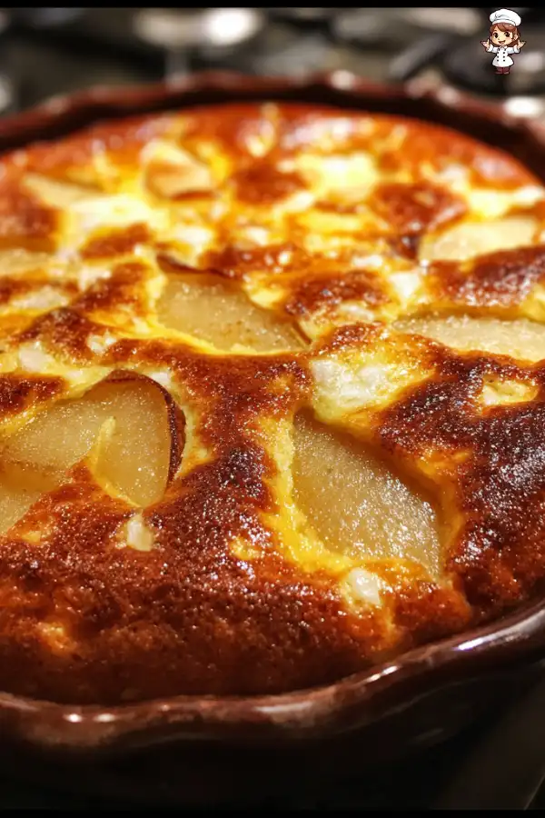 Pear and Almond Clafoutis