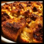 Pear and Walnut Bread Pudding