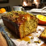 Persian Orange Pistachio Loaf with Cardamom Syrup