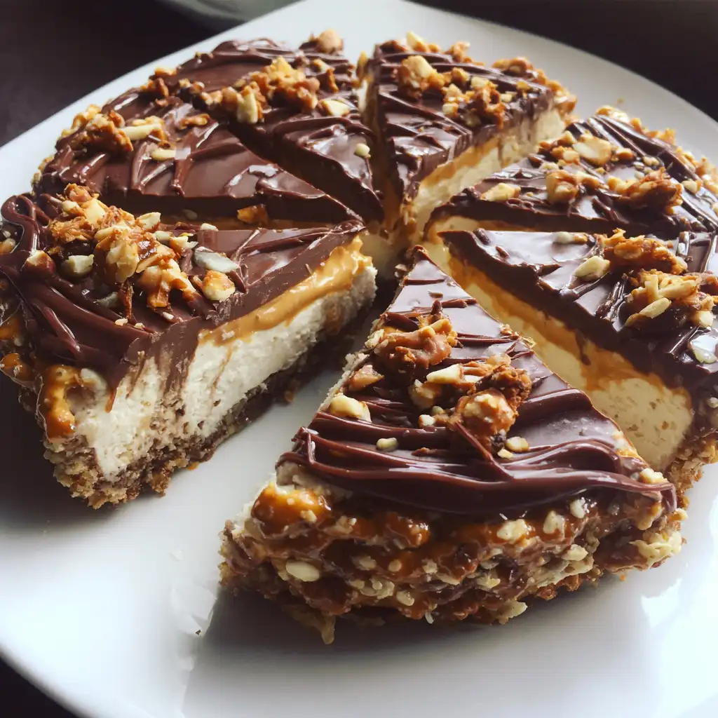 Pretzel Crust Peanut Butter Ice Cream Pie Recipe delights!