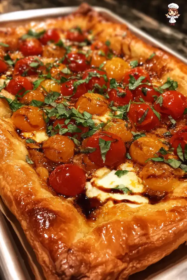 Puff pastry pizza recipe