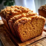Pumpkin Bread with Streusel Topping Recipe