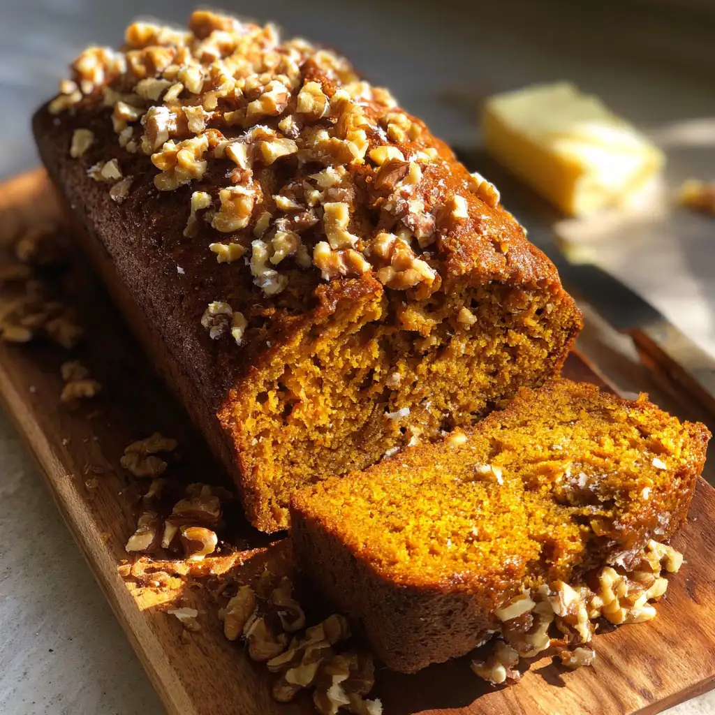 Pumpkin Bread with Walnuts Recipe