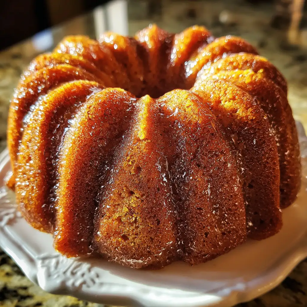 Pumpkin Cardamom Bundt Cake Recipe