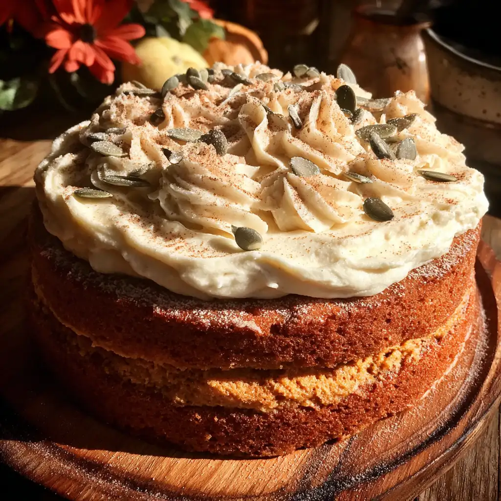 Pumpkin Chai Tea Latte Cake Recipe