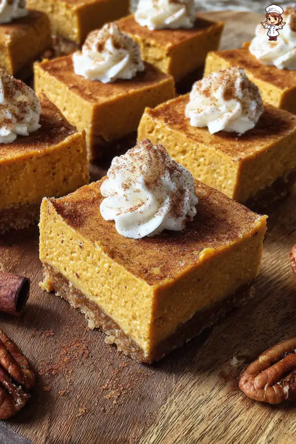 Pumpkin Cheesecake Bars Recipe