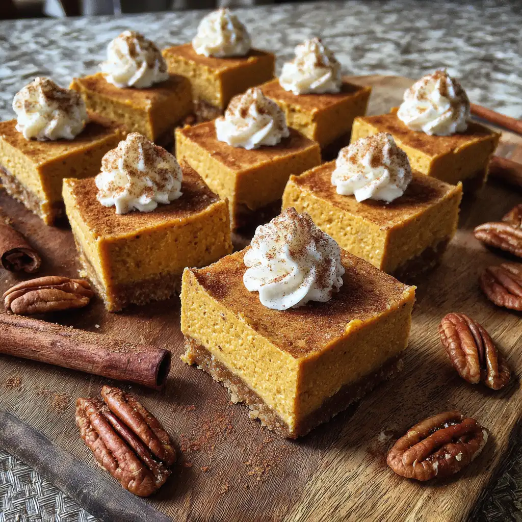 Pumpkin Cheesecake Bars Recipe