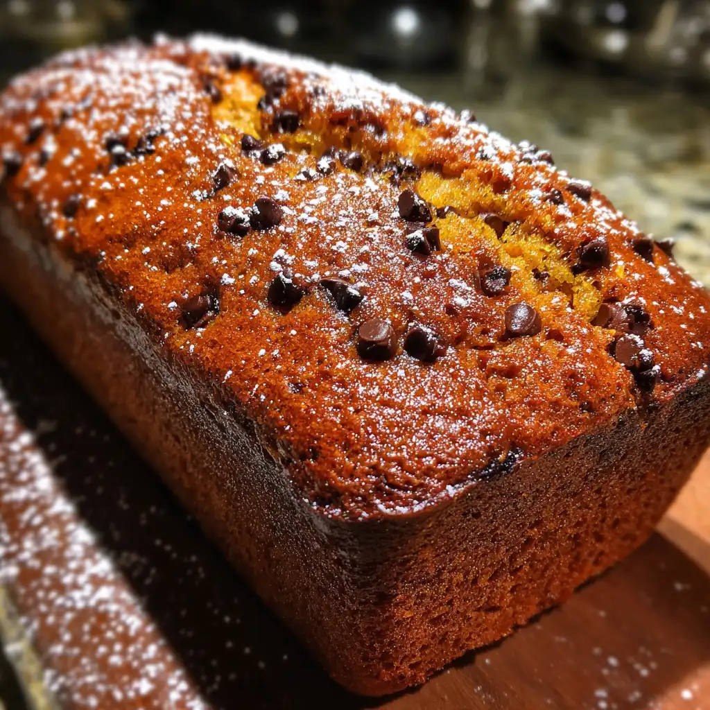 Pumpkin Chocolate Chip Bread