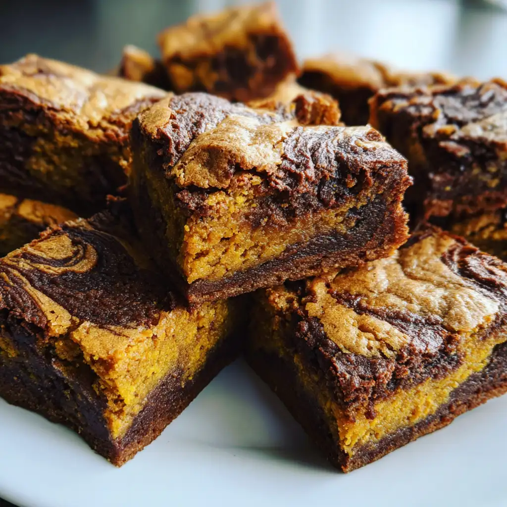 Pumpkin Chocolate Swirl Blondies are a must-try treat!