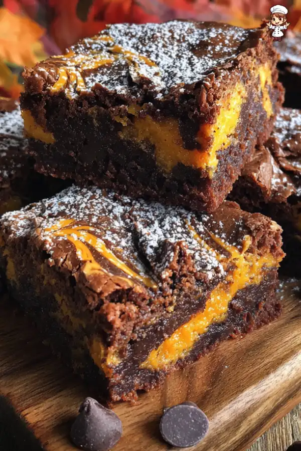 Pumpkin Chocolate Swirl Brownies Recipe