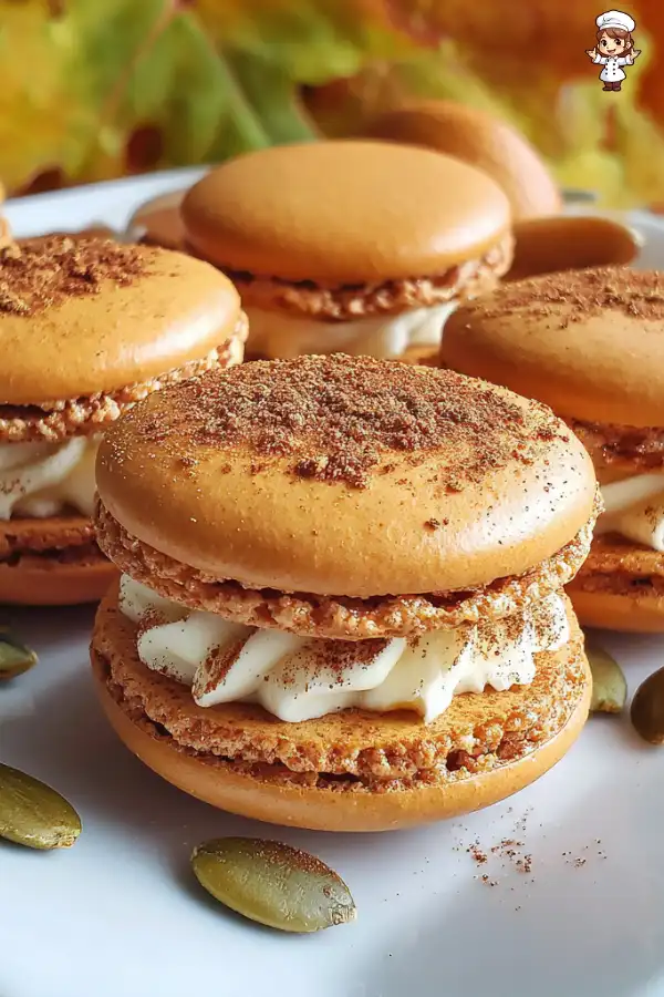 Pumpkin Macarons