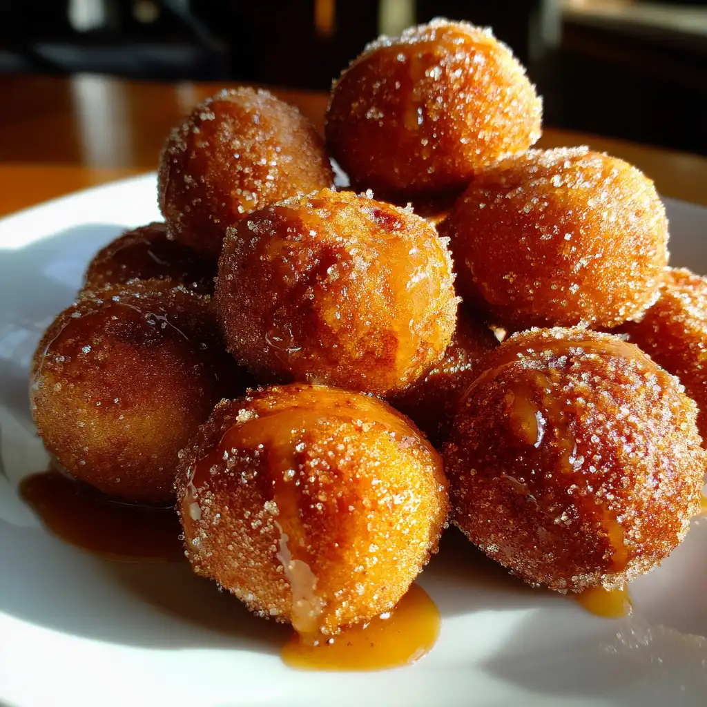 Pumpkin Maple Donut Holes