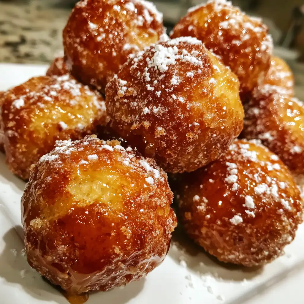 Pumpkin Maple Donut Holes