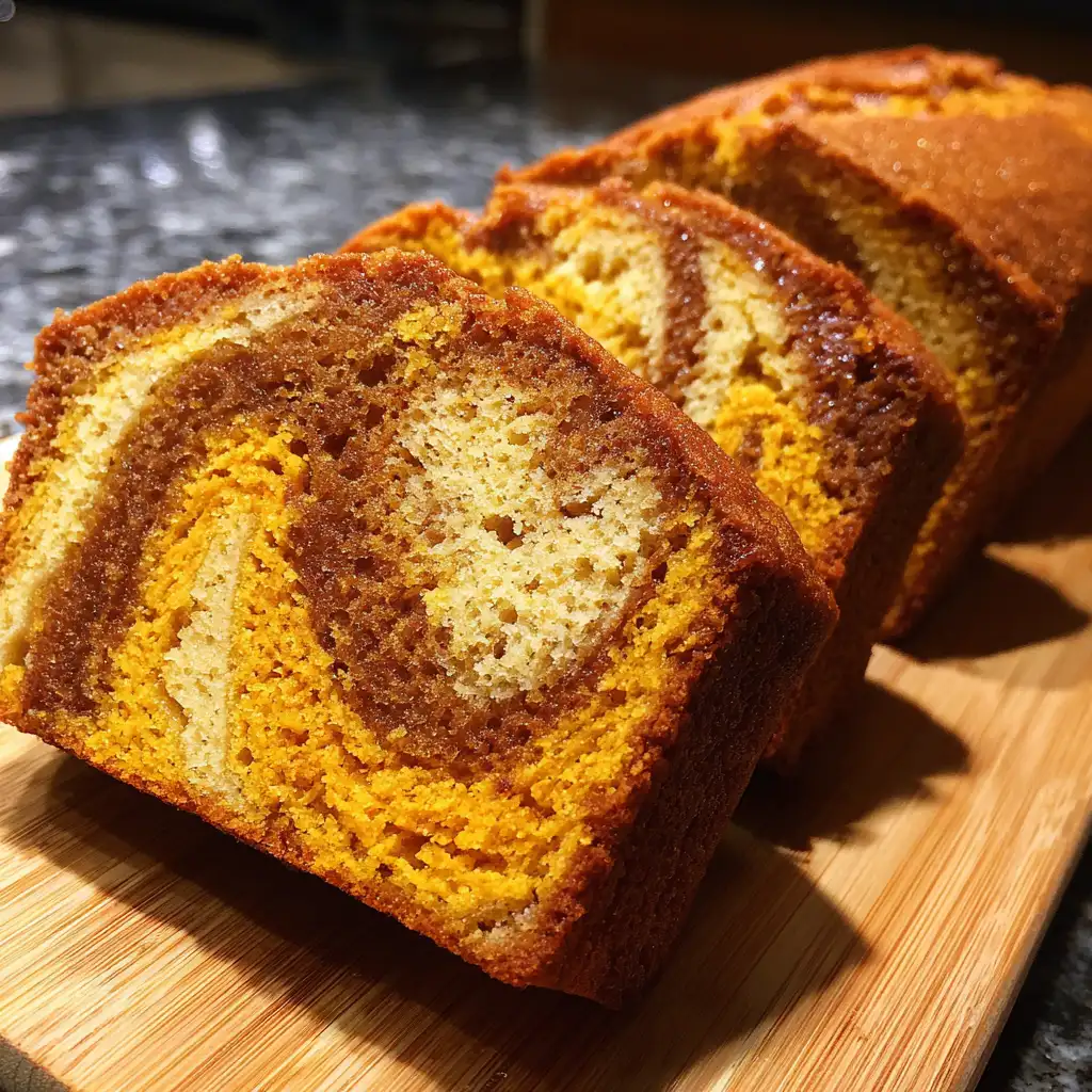 Pumpkin Maple Swirl Pound Cake