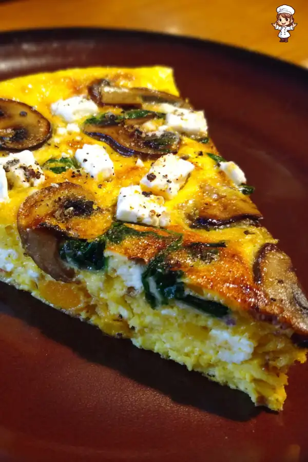 Pumpkin, Mushroom, and Spinach Frittata