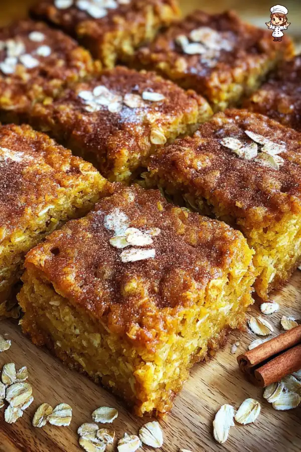 Pumpkin Oatmeal Bars