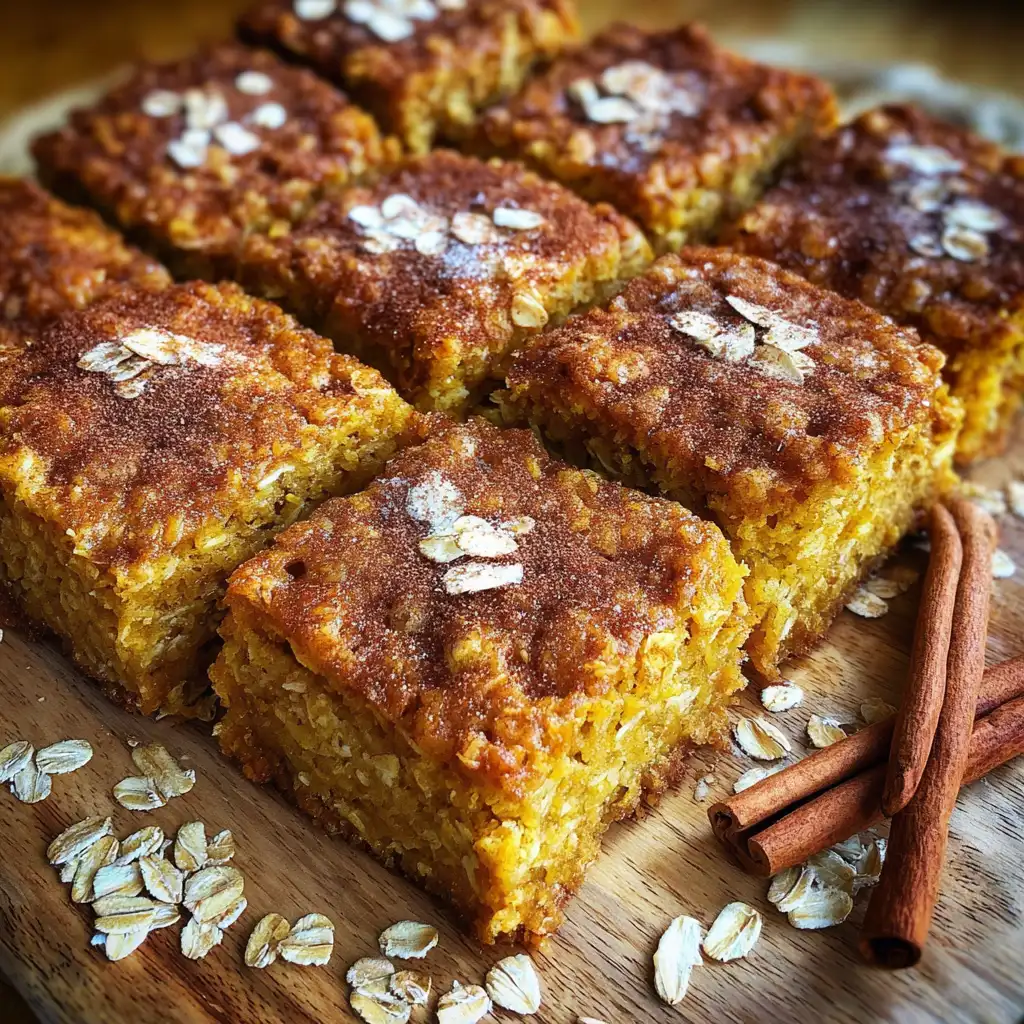 Pumpkin Oatmeal Bars