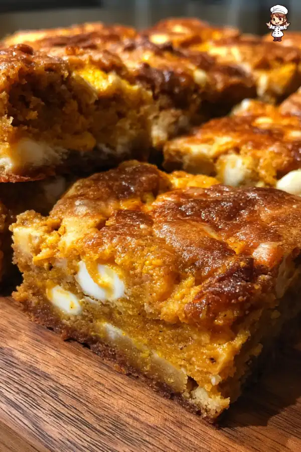 Pumpkin Orange Zest Blondies are a must-try treat!
